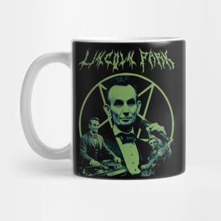 LINCOLN PARK Funny Metal Band Alternate Universe Parody Mug